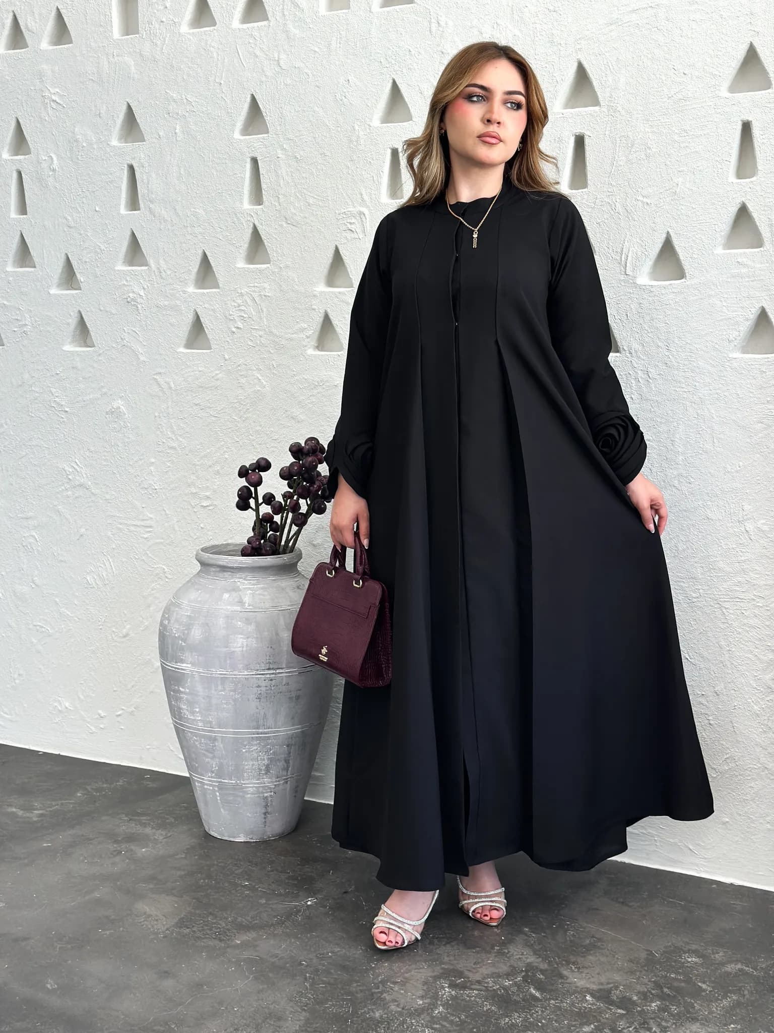 Midnight Rose Abaya - 3