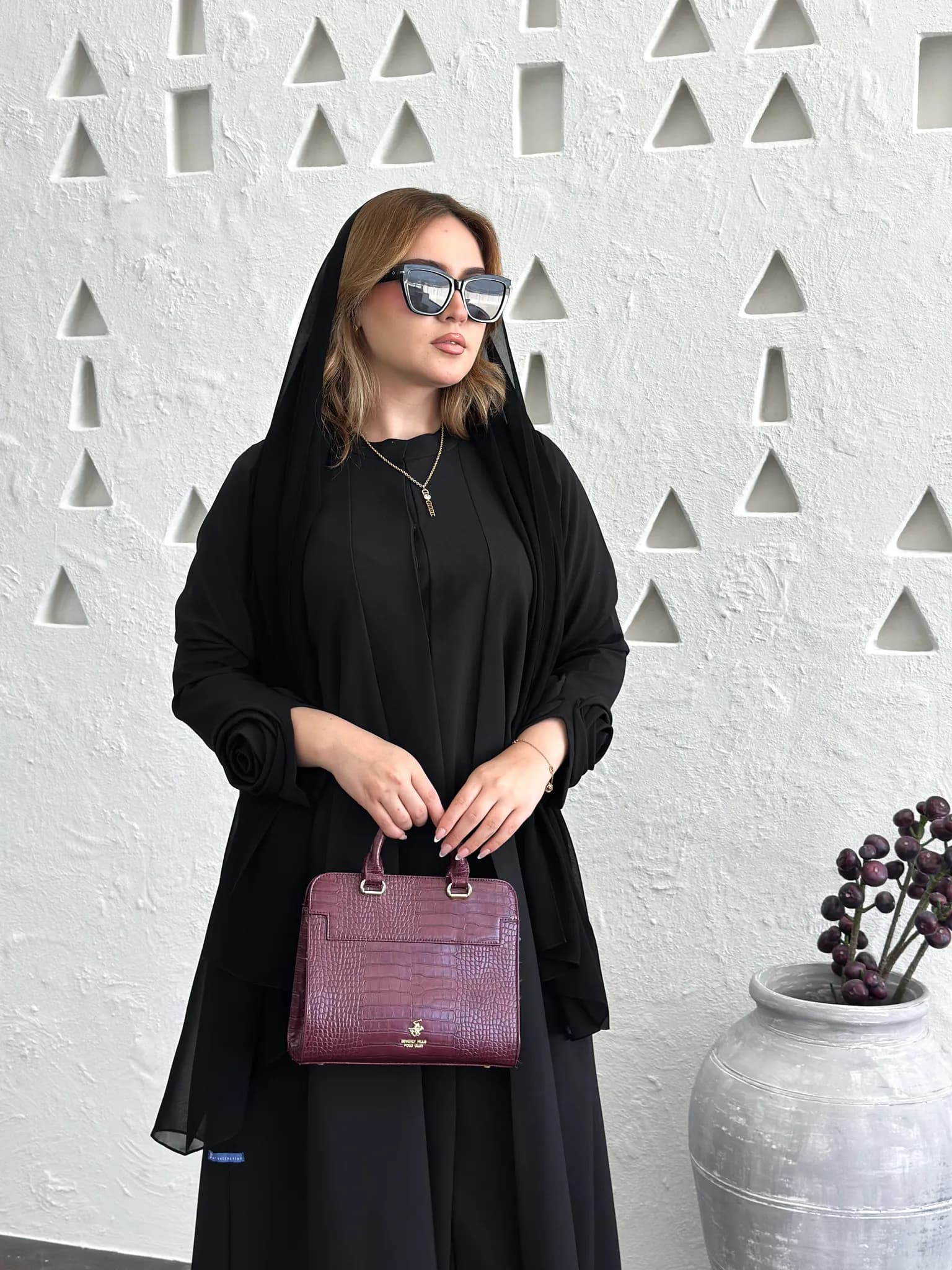 Midnight Rose Abaya - 5