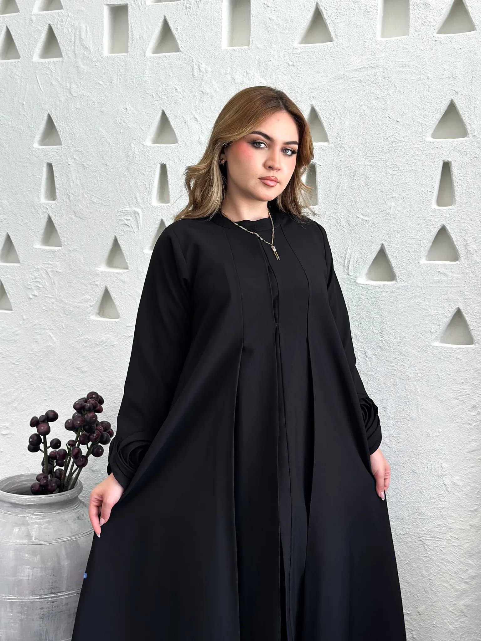 Midnight Rose Abaya - 2