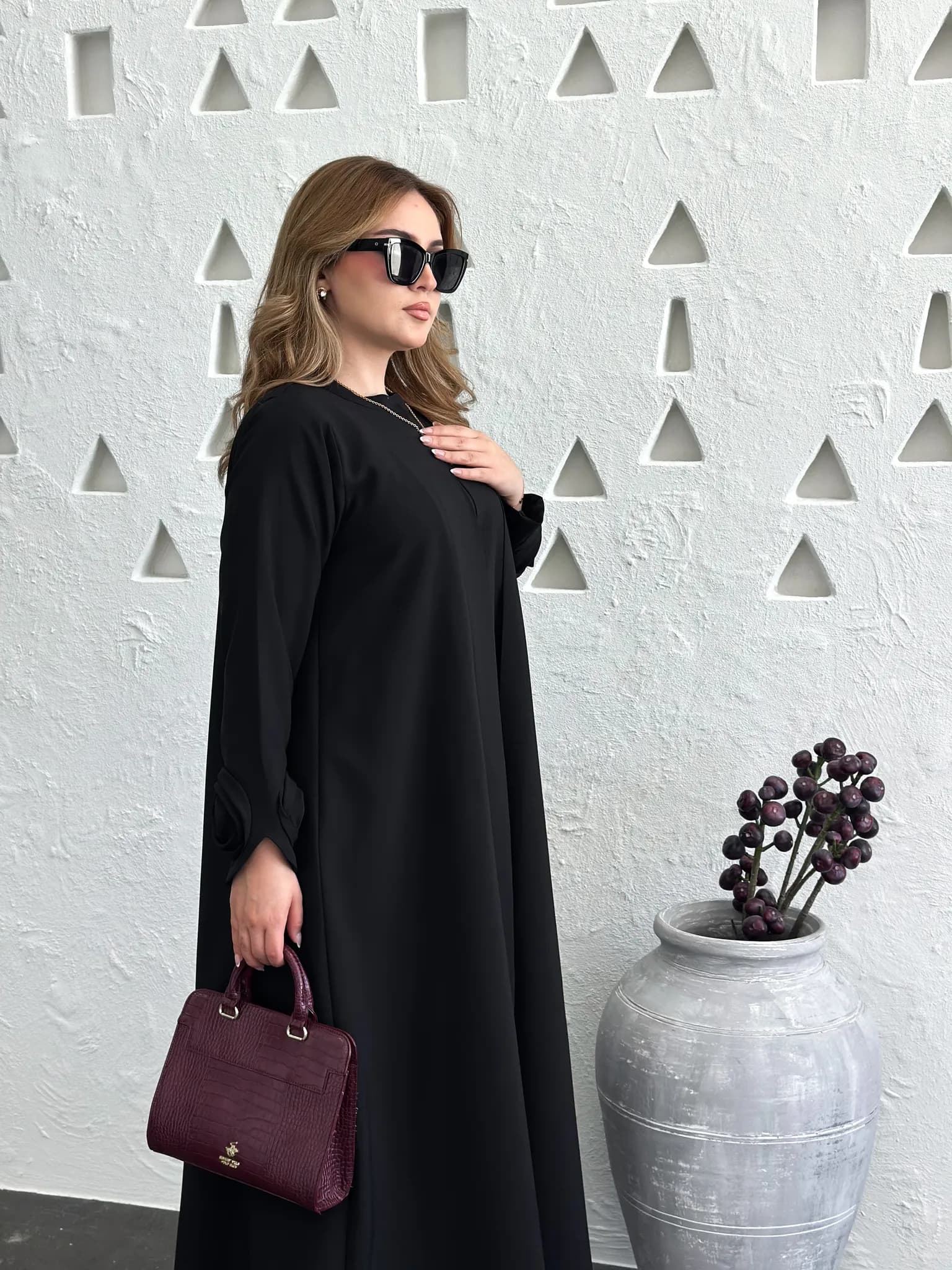 Midnight Rose Abaya - 7
